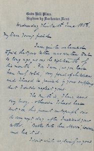 Brev till Francis G. Waugh, 30 juni 1858 av Charles John Huffam Dickens