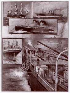 Beväpnade köpmän (litho)