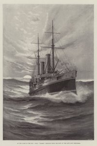 I slutet av dagen, HMS Talbot hämta hem den avlidne Lord Herschells kropp av Charles John de Lacy