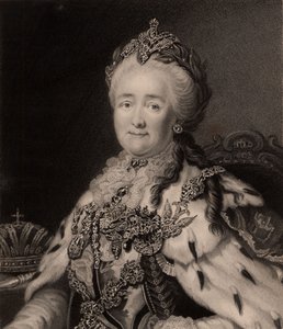 Kejsarinnan Katarina II, den stora (gravyr)