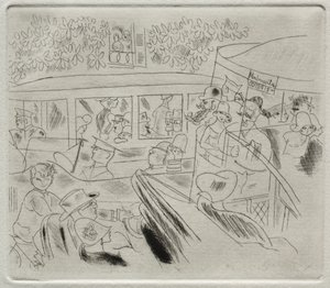 Trafik, Montmartre av Charles Laborde