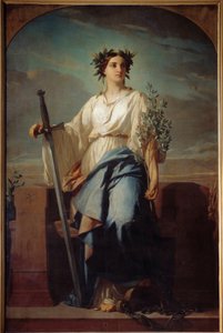 Allegorisk representation av republiken Målning av Charles Landelle