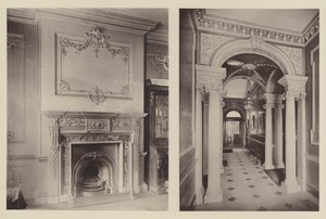 A House at Epsom, a Chimney Piece, the Corridor  av Charles Latham