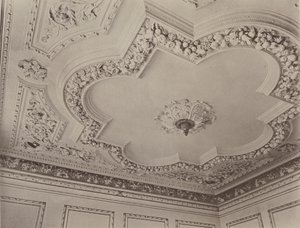 Belton House, Grantham, Ceiling of the Staircase  av Charles Latham