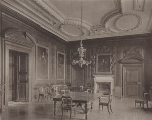 Belton House, Grantham, the Dining Room  av Charles Latham