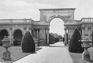 Ingång till rosen- och köksträdgården av Charles Latham