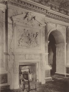 Houghton, Norfolk, Dining Room Chimney Piece  av Charles Latham