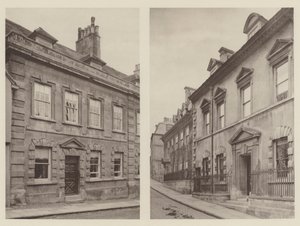 Houses at Stamford, Lincolnshire, High Street, St Martins, Barn Hill  av Charles Latham