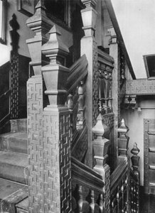 The Oak Stairway (s/v foto) av Charles Latham