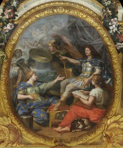 Ordningen återställd i kungadömets finanser, 1662, 1680-talet av Charles Le Brun