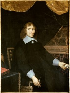 Porträtt av Nicolas Fouquet av Charles Le Brun
