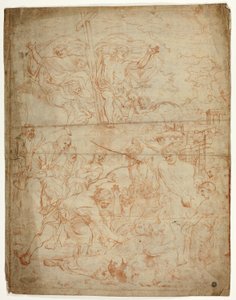 Stening av Sankt Stefan av Charles Le Brun