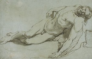 Den döde Kristus, 1646 av Charles Le Brun