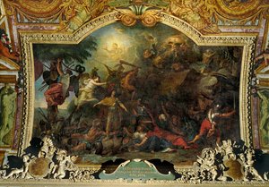 Franche-Comte erövrade för andra gången ... av Charles Le Brun
