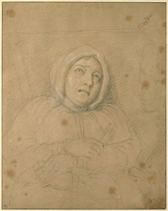 Markisinnan de Brinvilliers på väg mot sin död av Charles Le Brun