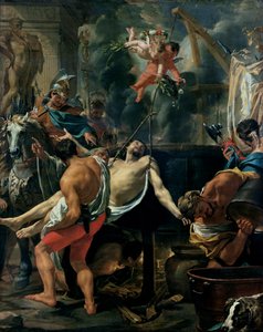 Johannes evangelistens martyrskap av Charles Le Brun