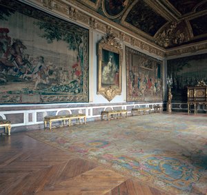 Salon De Mars i Versailles, 1600-talet av Charles Le Brun