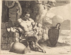 Vesper (kväll) av Charles Le Brun