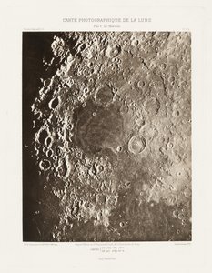 Carte photographique de la lune, planche II.A (Fotografisk karta över månen, plansch II.A),13 september av Charles le Morvan