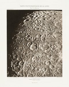 Carte photographique de la lune, planche IV.A (Fotografisk karta över månen, plansch IV.A),13 september av Charles le Morvan