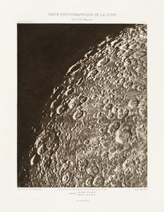 Carte photographique de la lune, planche V.A (Fotografisk karta över månen, plansch V.A),13 augusti