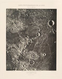 Fotografisk karta över månen, plansch XIII, 6 februari av Charles le Morvan