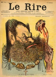 Karikatyr av Edouard Drumont, från framsidan av 