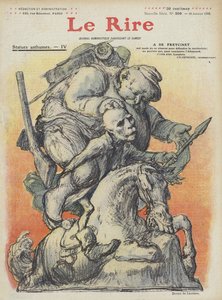 Karikatyr av Frankrikes premiärminister Charles de Freycinet. Illustration för Le Rire