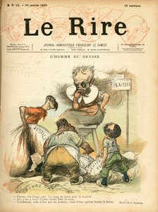 Omslag till ""Le Lire"", Satirical in Colors av Charles Leandre