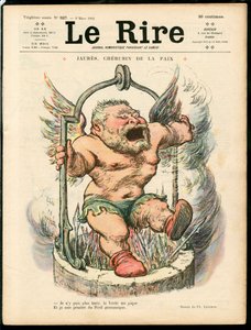 Omslag till "" The Laughter "", Satirical en Colors av Charles Leandre