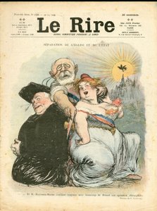 Omslag till "" The Laughter "", nummer 120, Satirical in Colors