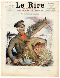 Omslag till "" The Red Laughter", Satirical in Colors av Charles Leandre