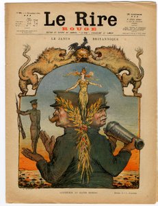 Omslag till "" The Red Laughter", Satirical in Colors av Charles Leandre
