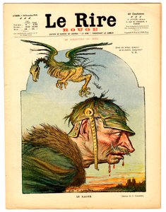 Omslag till "" The Red Laughter", Satirical in Colors av Charles Leandre