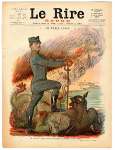Omslag till "" The Red Laughter", Satirical in Colors av Charles Leandre