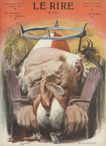 Emile Combes, fransk politiker. Illustration för Le Rire