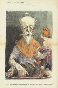Henri Brisson, fransk politiker, illustration för Le Rire