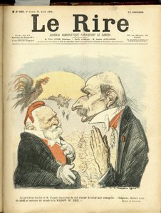Illustration av Charles Leandre (1862-1934) för omslaget till Le Rire av Charles Leandre
