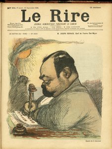 Illustration av Charles Leandre (1862-1934) för omslaget till Le Rire av Charles Leandre