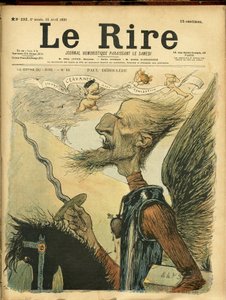 Illustration av Charles Leandre (1862-1934) för omslaget till Le Rire av Charles Leandre