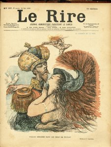 Illustration av Charles Leandre (1862-1934) för omslaget till Le Rire av Charles Leandre