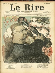 Illustration av Charles Leandre (1862-1934) för omslaget till Le Rire av Charles Leandre