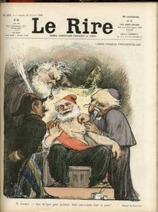 Illustration av Charles Leandre (1862-1934) för omslaget till Le Rire, nr. 415 av Charles Leandre