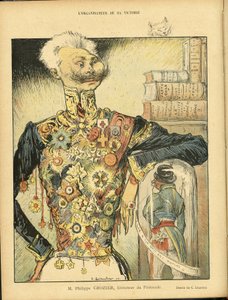 Illustration av Charles Leandre (1862-1934) i Le Rire av Charles Leandre