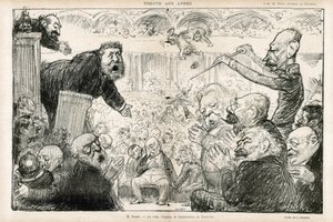 Illustration av Charles Leandre (1862-1934) i Le Rire av Charles Leandre