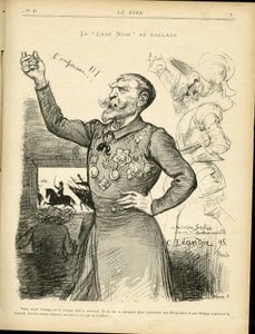 Illustration av Charles Leandre (1862-1934) i Le Rire av Charles Leandre