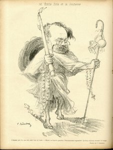 Illustration av Charles Leandre (1862-1934) i Le Rire av Charles Leandre