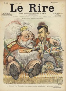 Den anglo-japanska alliansen, illustration för Le Rire