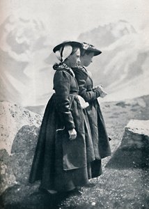Två schweiziska kvinnor, 1912 av Charles Lefebure