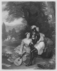 Gaston De Foix (gravyr) av Charles Lock (after) Eastlake